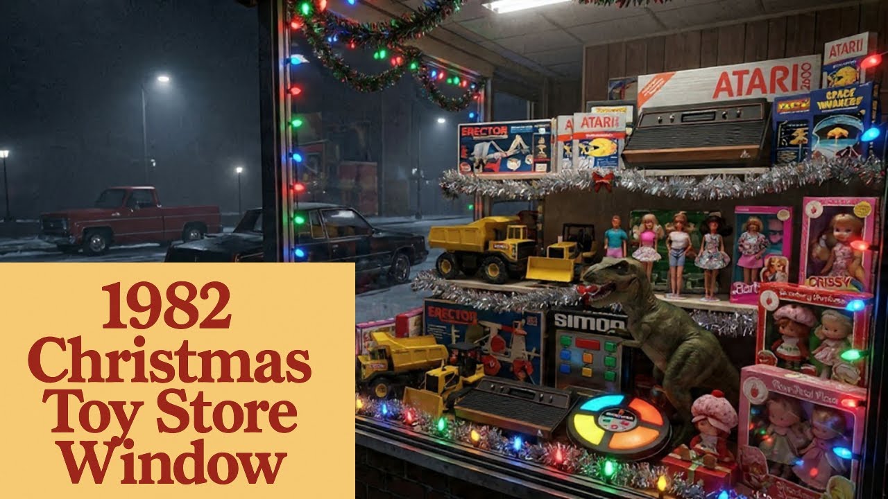 Nostalgic Christmas Window Shopping with Snow & Lights (8 Hours)
