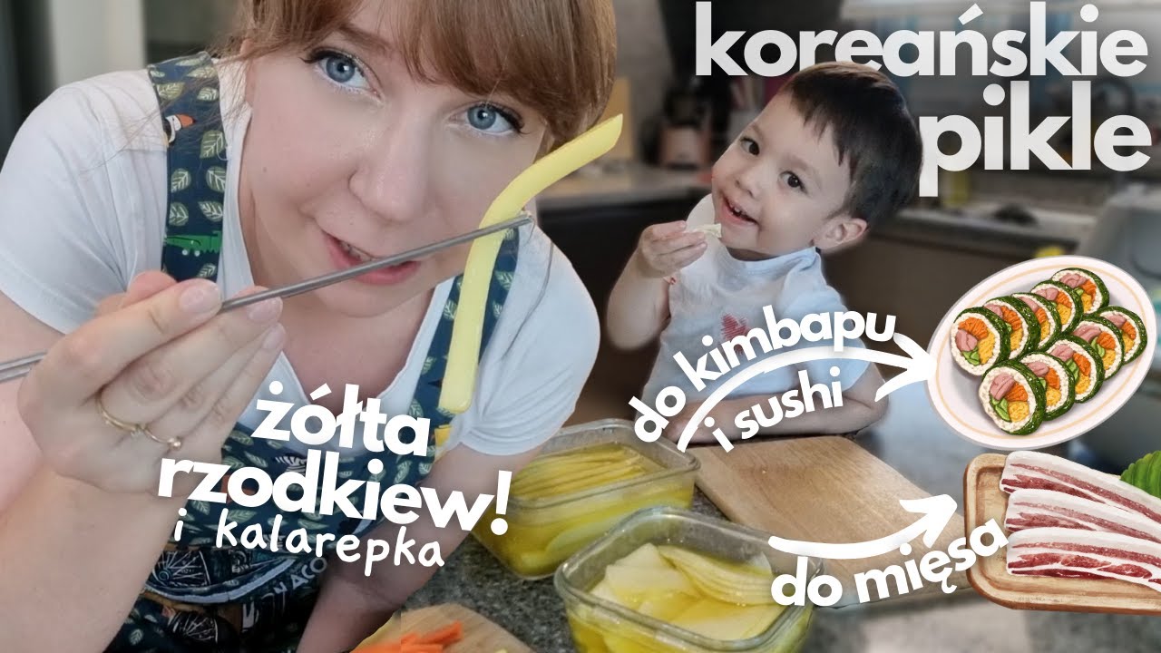Marynowana rzodkiew do kimbapu, sushi i na grilla - Nie kupuj, zrób sam! BARDZO PROSTY PRZEPIS