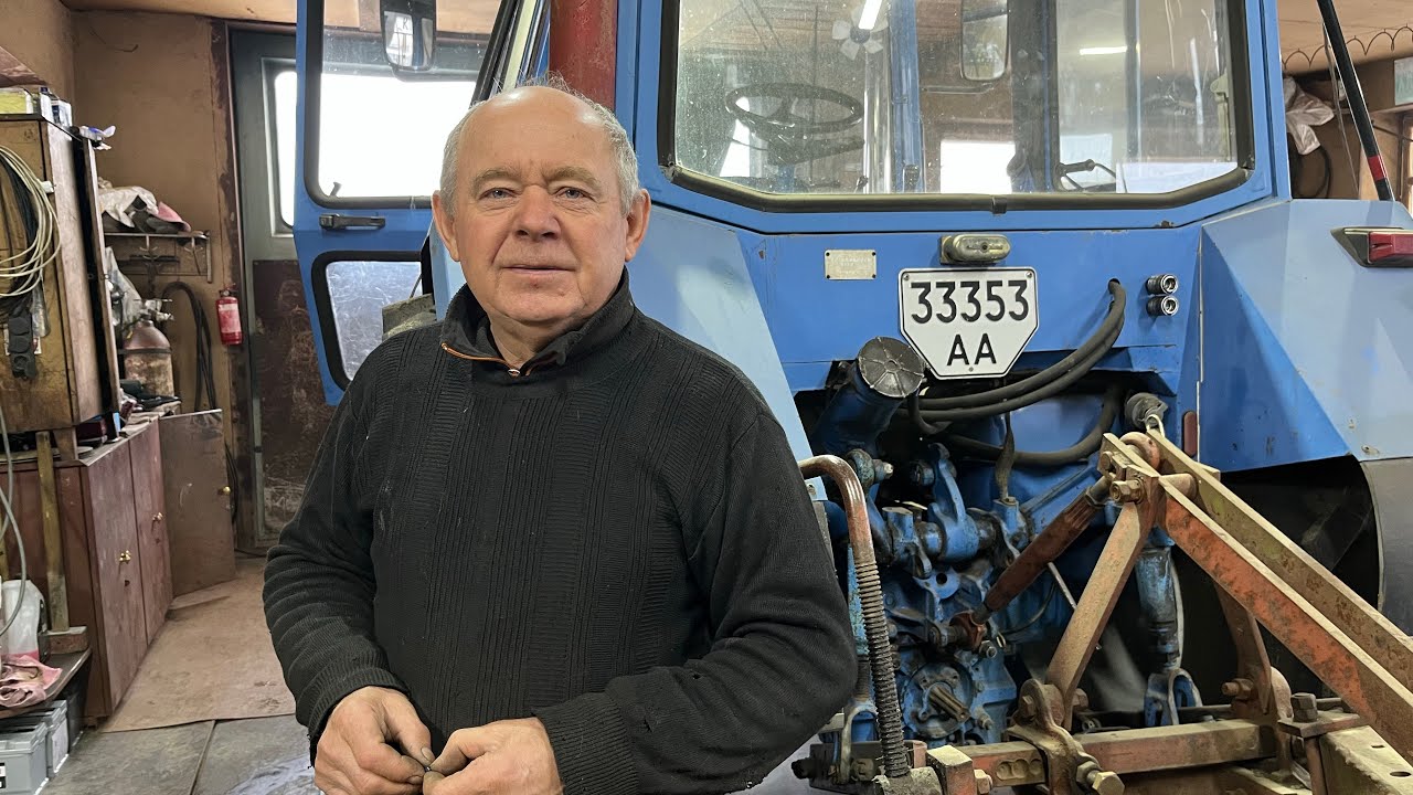МТЗ 80 двигун Мерседес. Пневмо сидіння. Пневмосистема.