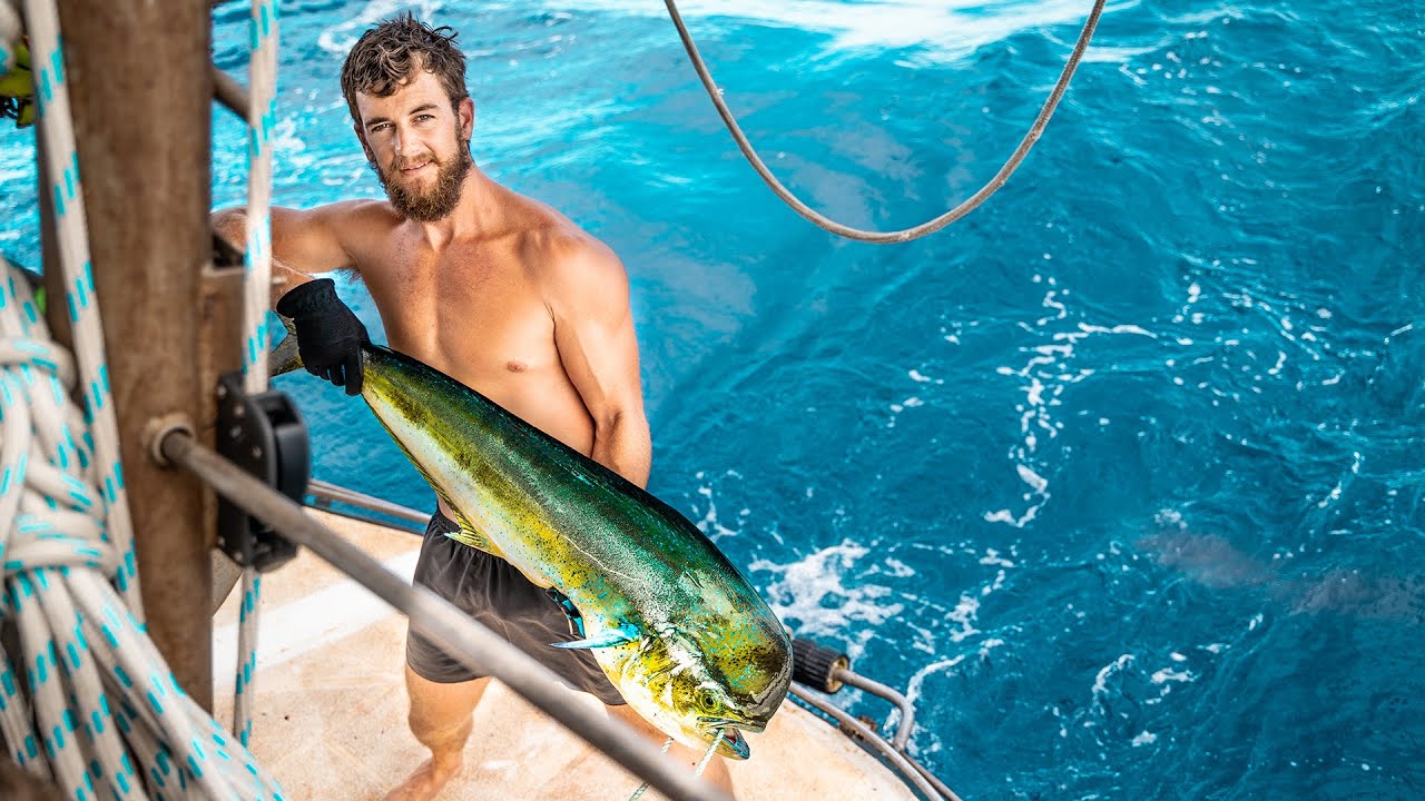 Sailing to a Volcano 🌋& Free Mahi-mahi 🎣 (Expedition Drenched S01 Episode 14)