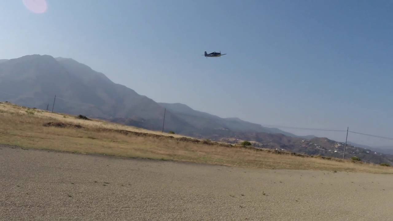 ESM Hellcat F6F with OS GF40 - Maiden Flight