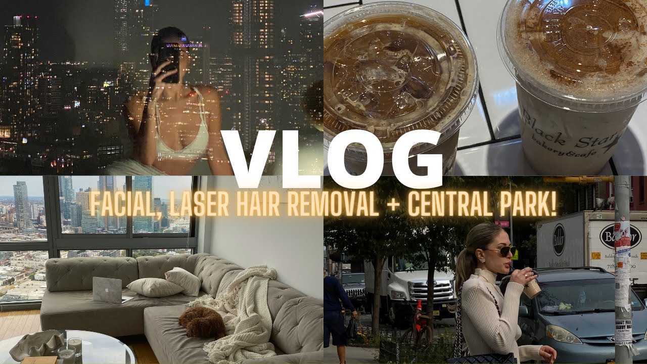 NYC vlog ♡ laser hair removal, Heyday facial, shopping on 5th Ave & walking around Central Park!!