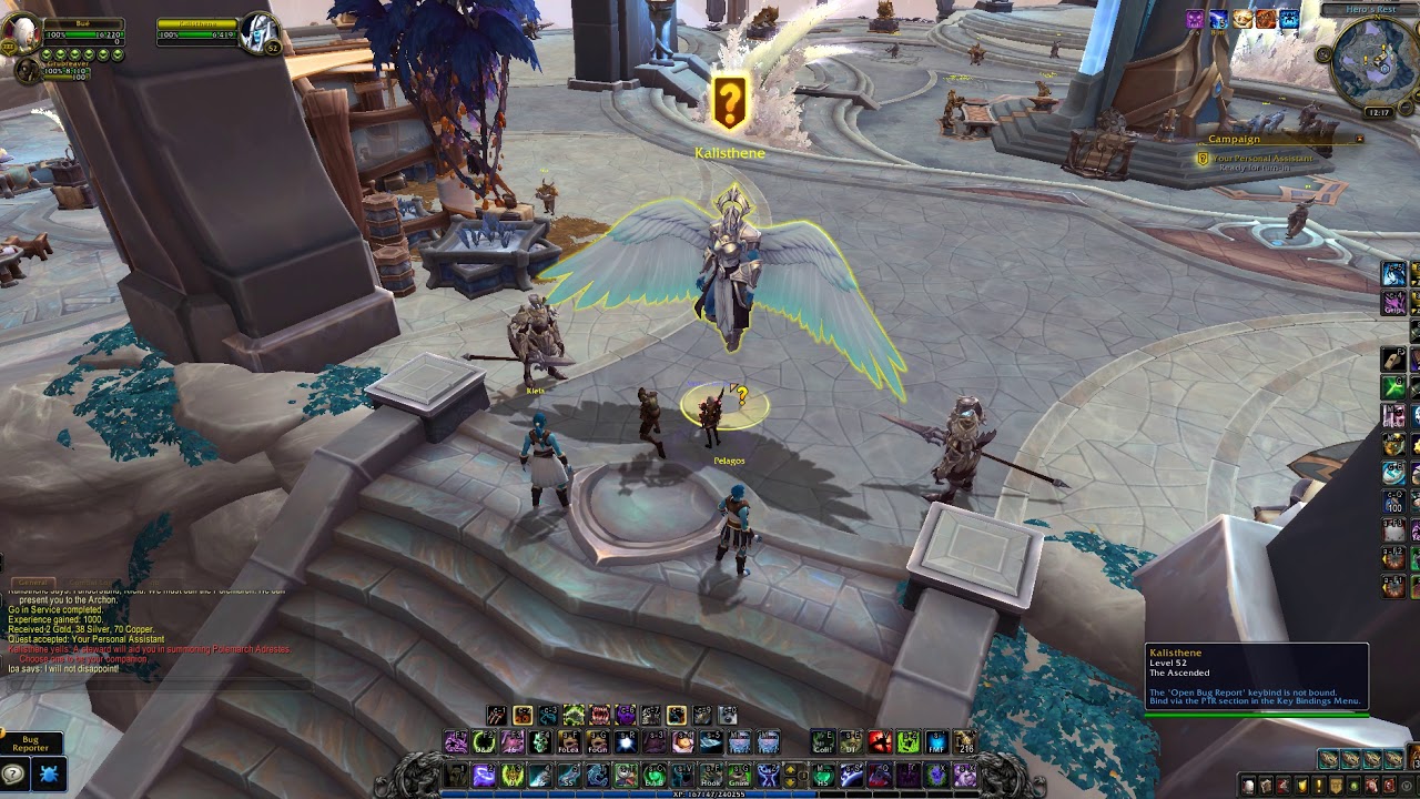Your Personal Assistant, WoW Shadowlands Quest