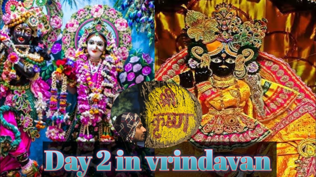 Day 2 in vrindavan!! Iskcon temple!!banke bihari shyam!! Vrindavan ki galiyan#trending #vlog #new 