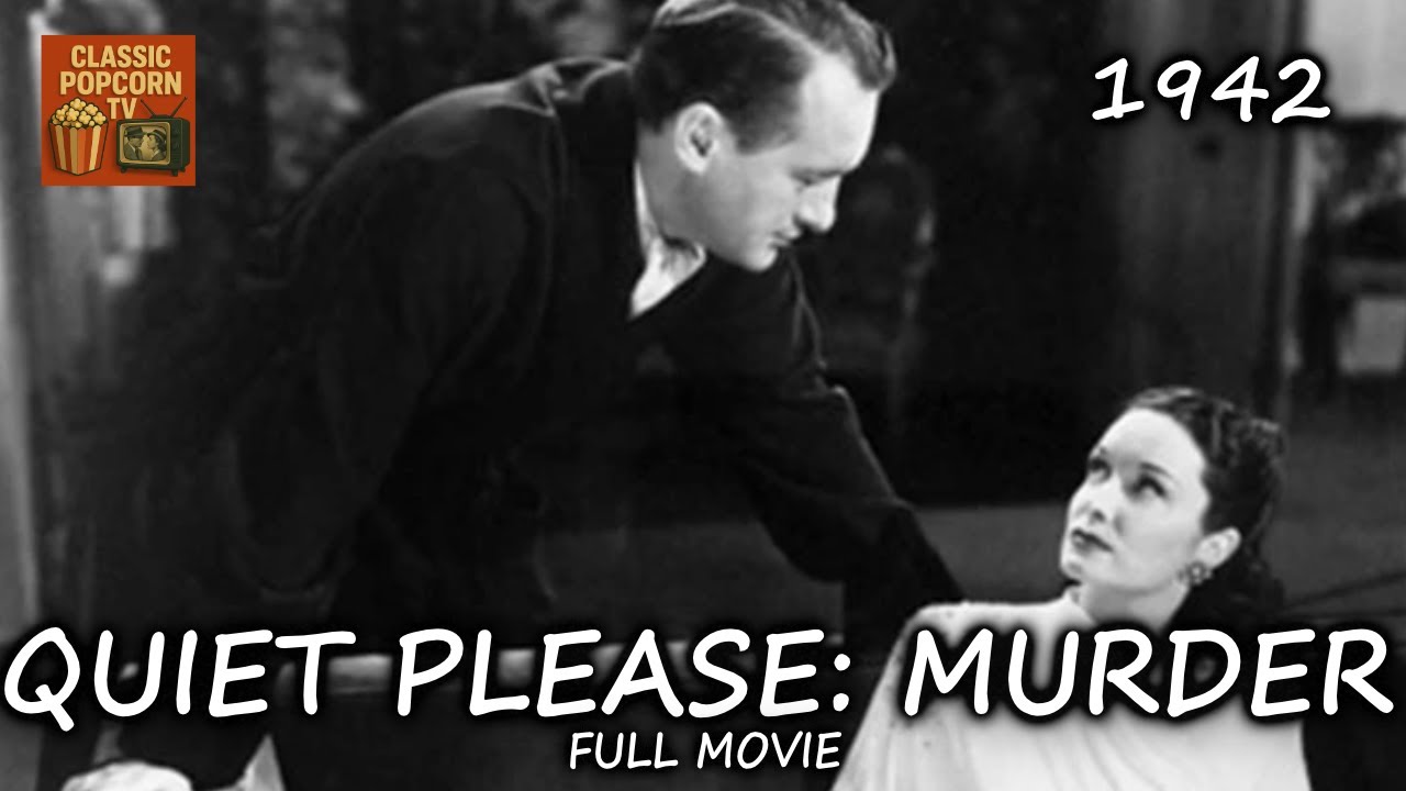 Quiet Please Murder (1942) | Full Movie | Film Noir | George Sanders