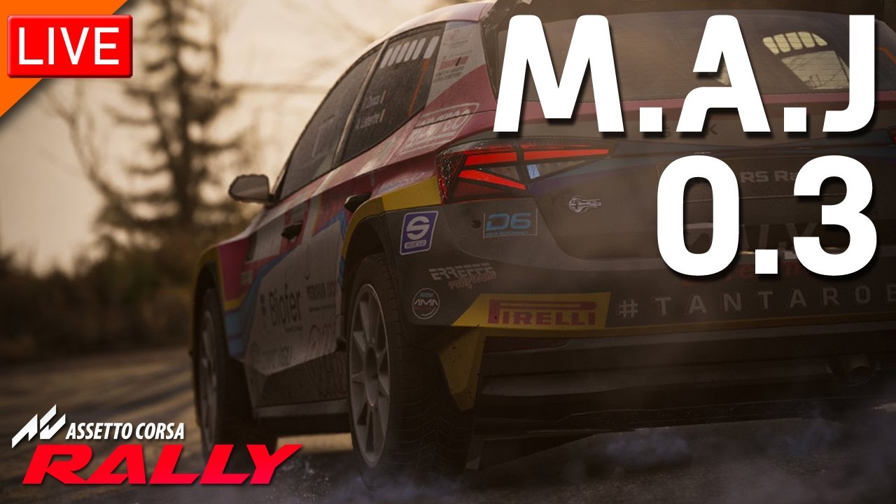 🔴 Découverte de la MAJ 0.3 en Direct ● Assetto Corsa Rally