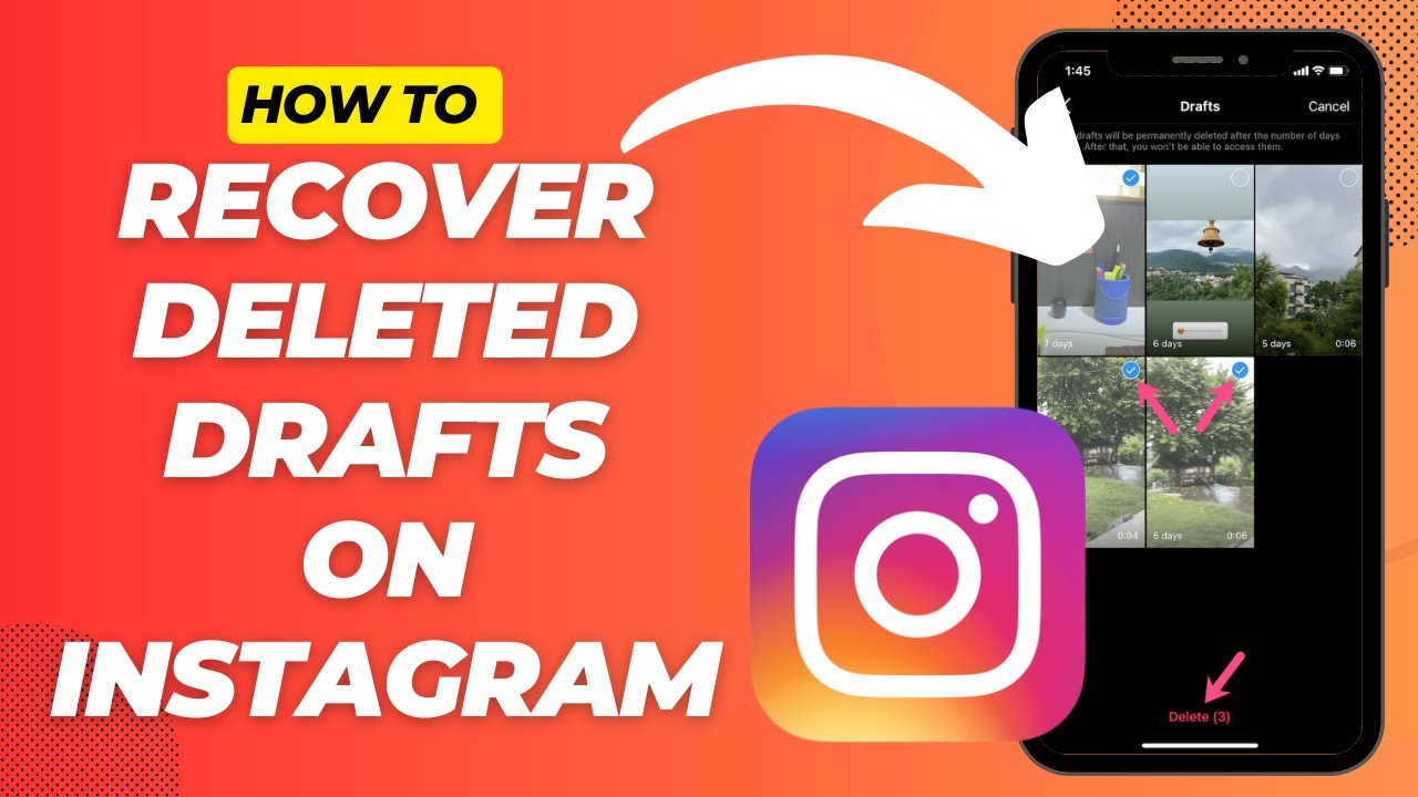 How to Recover Deleted Drafts of Instagram Story (2023)