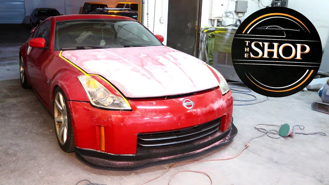 Готовлю свой Nissan 350z к покраске! (ДЕНЬ 1!)