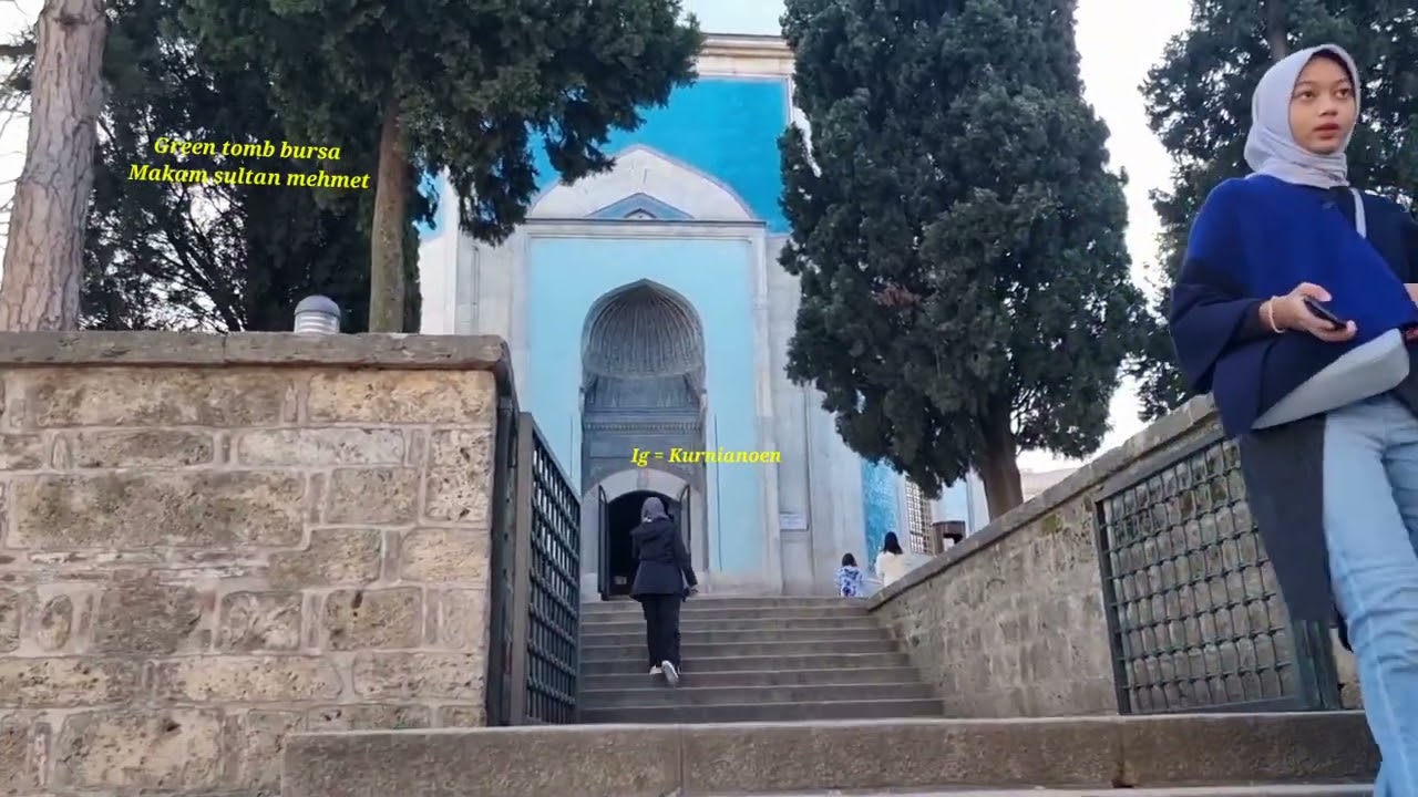 green tomb makam sultan Mehmet di bursa turkey | makam hijau Yeşil T&uuml;rbe. makam sultan di bursa