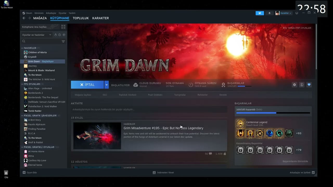 LMDE6 Faye Cinnamon Masaüstü ve Steam ile Oyun