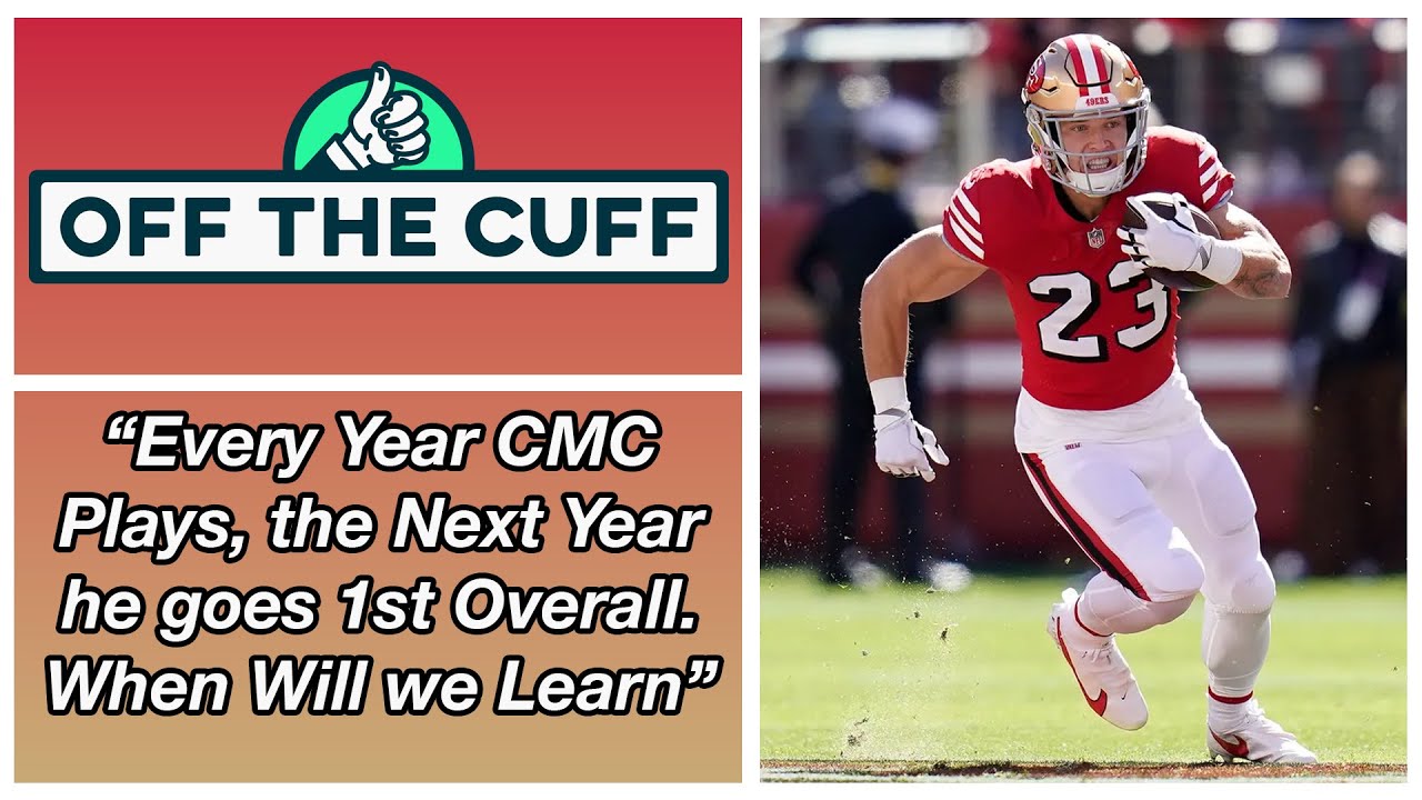 Don't Let Injuries Scare you from Drafting Christian McCaffrey in the 1st round of Fantasy