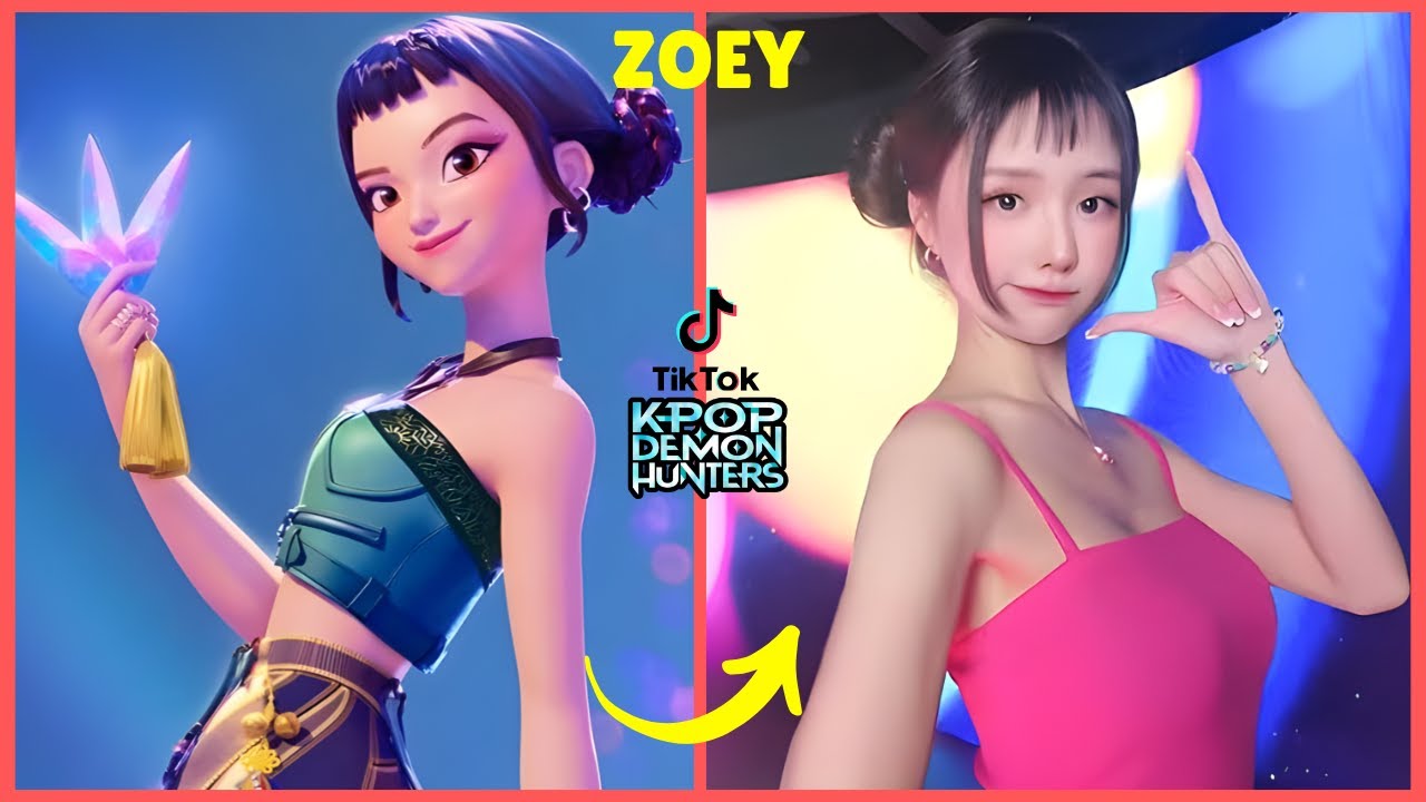 KPOP-охотники на демонов в реальной жизни: версия для TikTok~🎵Угадайте персонажа KPOP-охотников н...