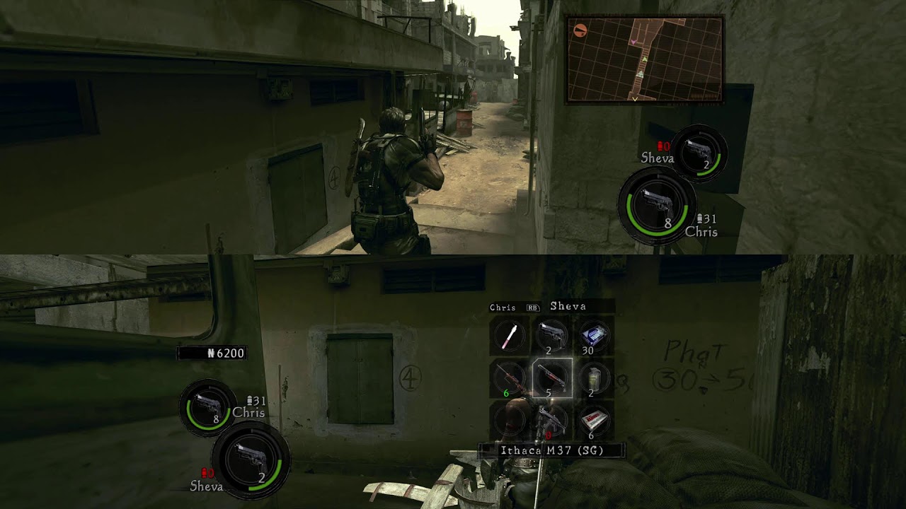 Resident Evil 5 Co-op Live
