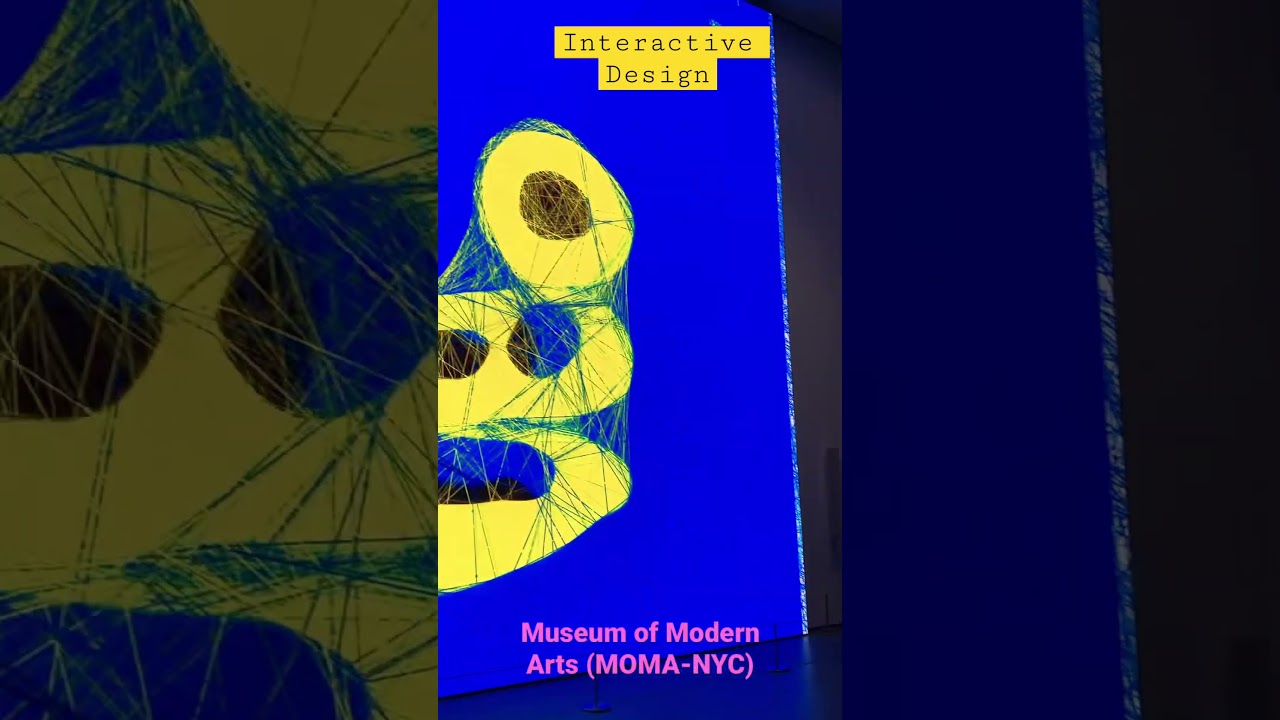 Museum Of Modern Arts (MOMA) interactive design visual arts. #ilovenyc #nycarts