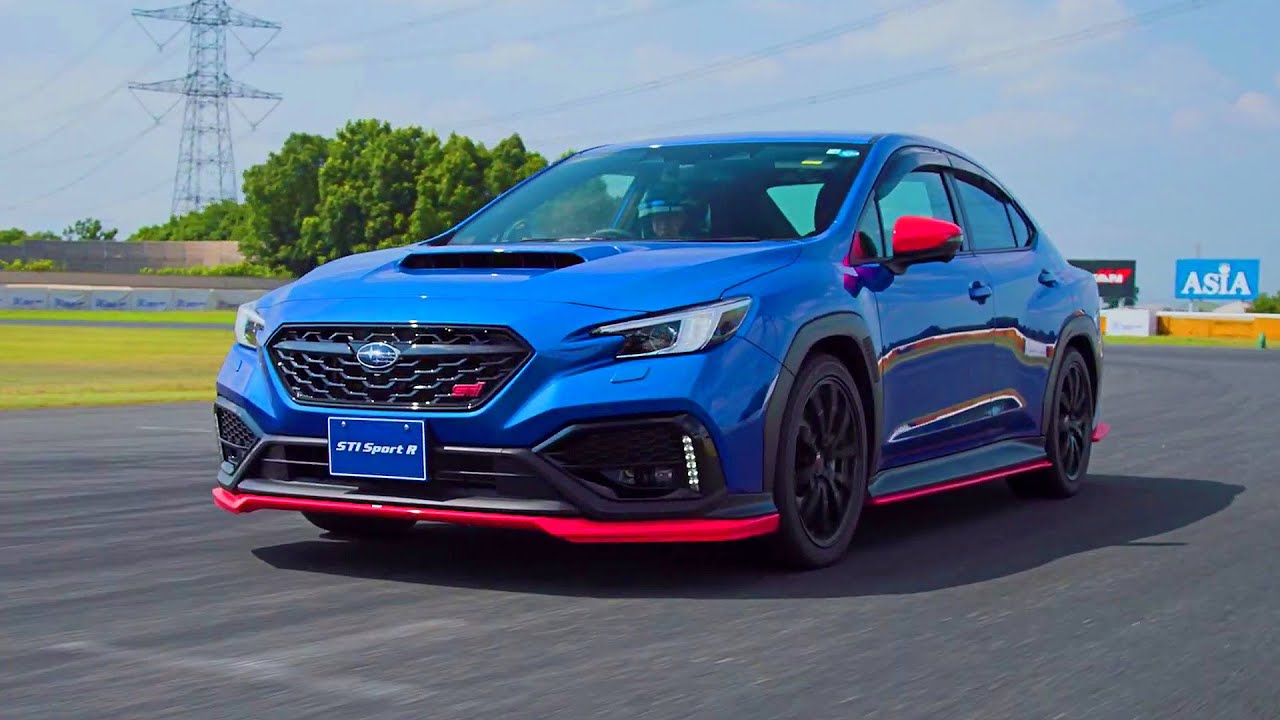 2022 Subaru WRX S4 STI Performance Muffler | EXHAUST Sound & Track Driving