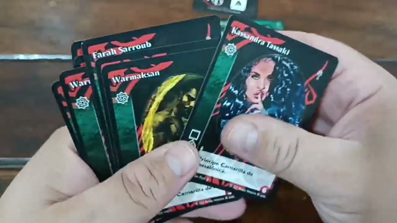 VTES: Unboxing Banu Haqim V5 pt/br + explicação básica por Desso Alastor
