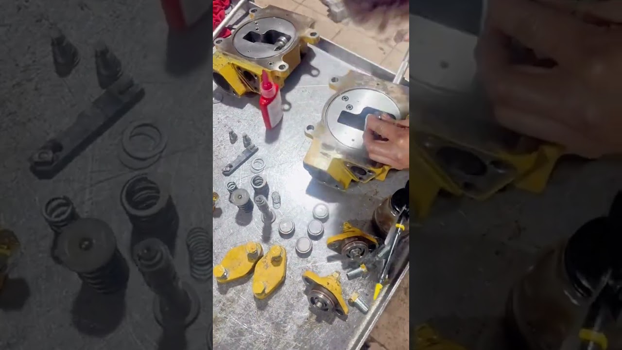 CAT 313D2 Hydraulic Pump 391-9442 Repair Installation Demo