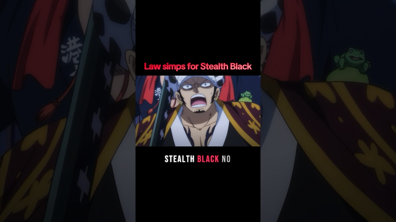 &ldquo;Stealth Black no!!&rdquo; 🤣 #onepiece #usopp #franky #law #sanji #stealthblack #wano #talkoftheanime