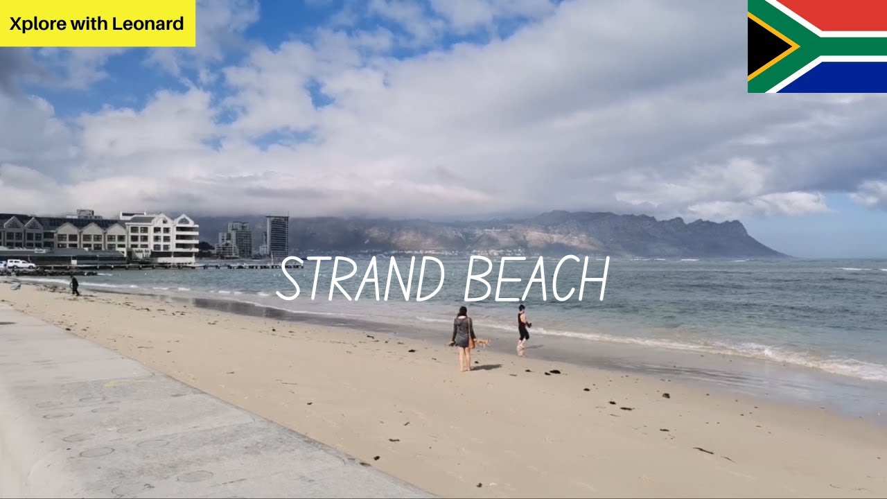 STRAND BEACH, CAPE TOWN, SOUTH AFRICA  (Melkbaai Beach Walk) // Look out for the Beautiful Sand Art