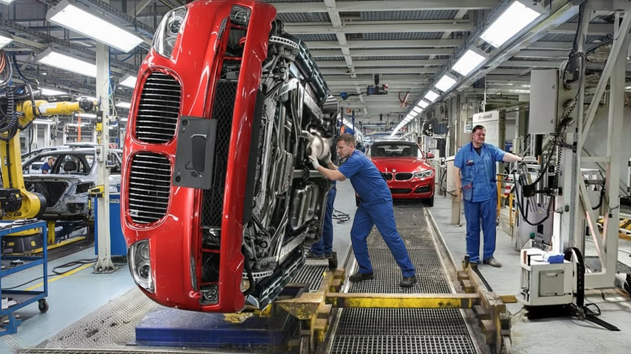 How Germany Recycles Thousands of Expensive BMWs Inside Massive Factory