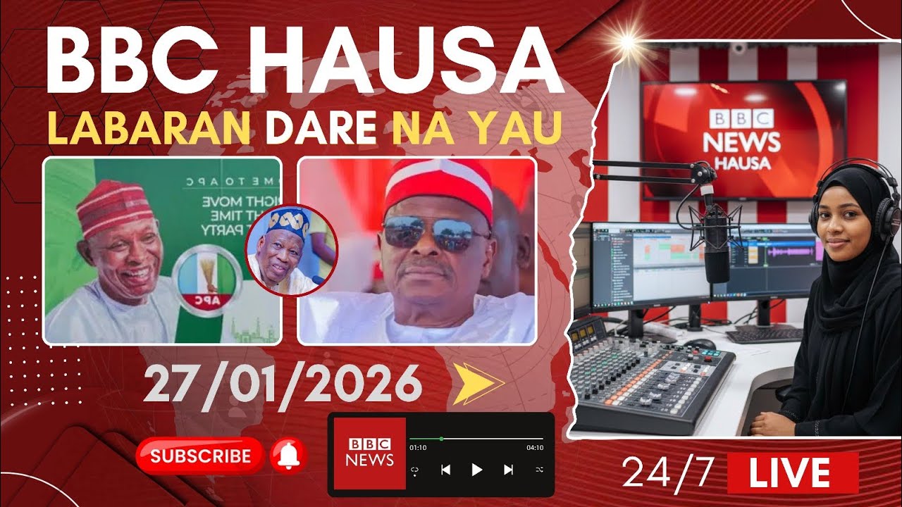 BBC Hausa Labaran yau na dare 27-01-2026 