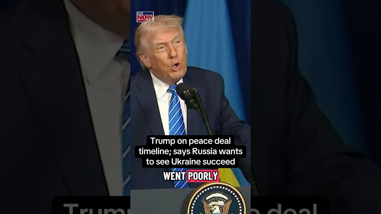 Trump talks Ukraine peace deal timeline