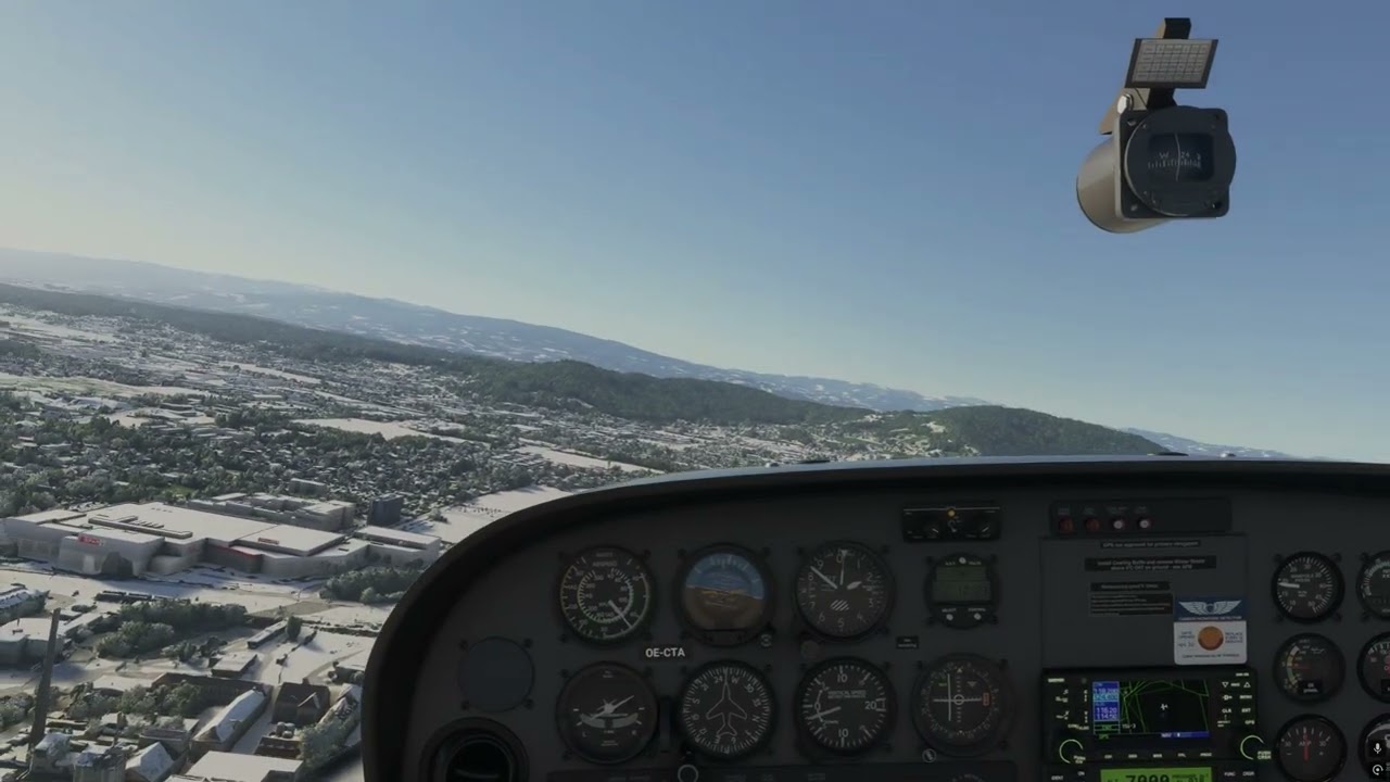12 DA20 descend approach final #pilottraining #pilot #msfs2020 #diamondaircraft