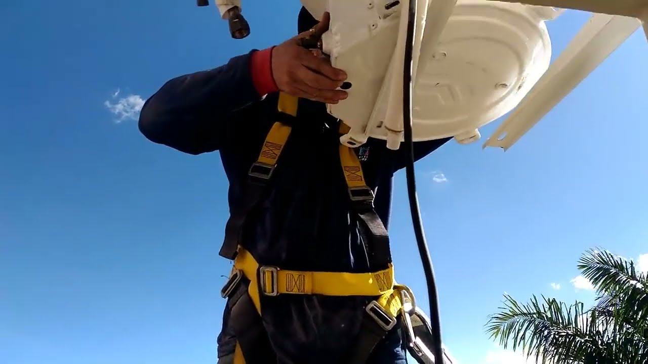 Instalar ar condicionado em prédio sem cadeira andaime de janela