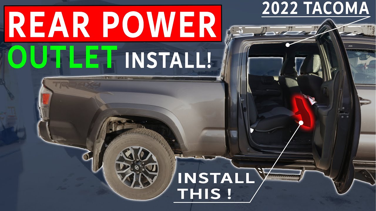 Установка усиленной задней розетки питания на Toyota TACOMA TRD Sport 2022 года | ЛЕГКО СДЕЛАТЬ С...