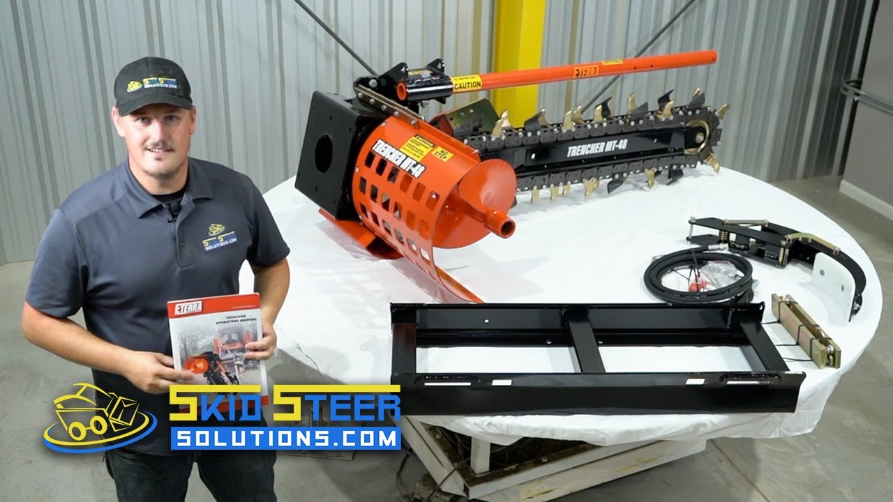 How to assemble the Eterra Skid Steer Trencher - Demonstration | Skid Steer Solutions