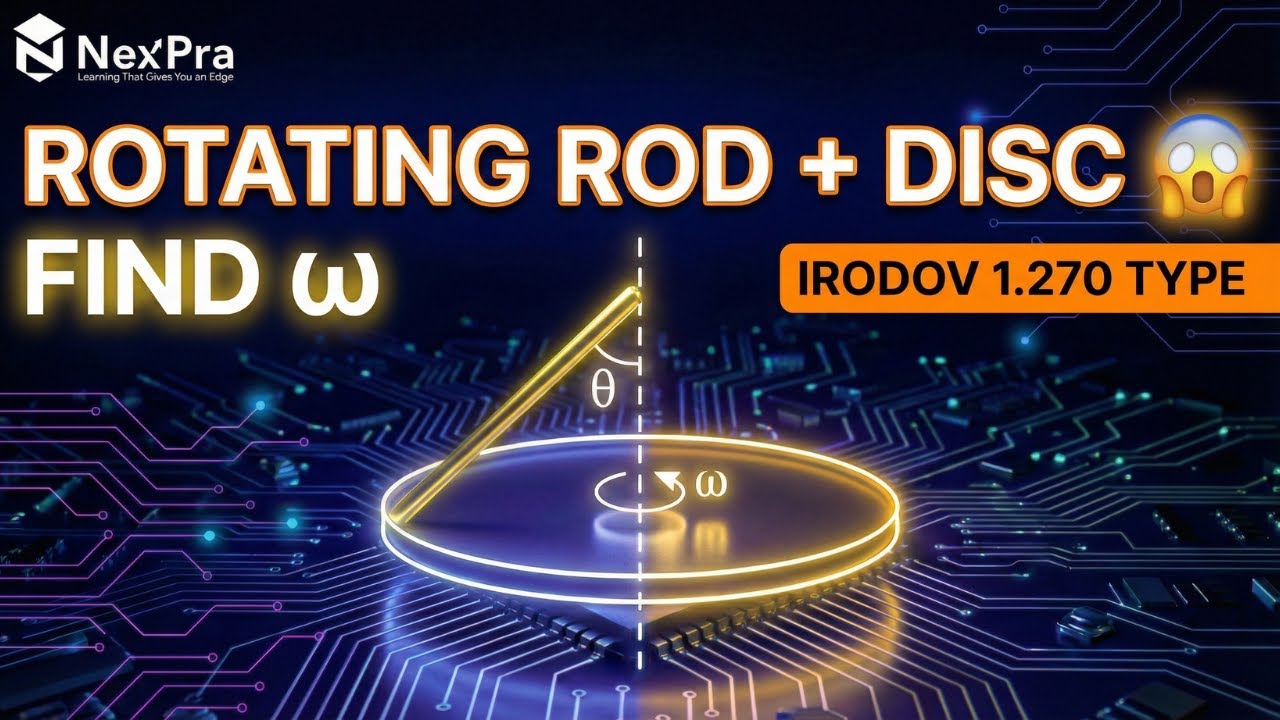 This Rotating Rod Problem SHOCKS Students 😱 | Irodov 1.270 | Find ω