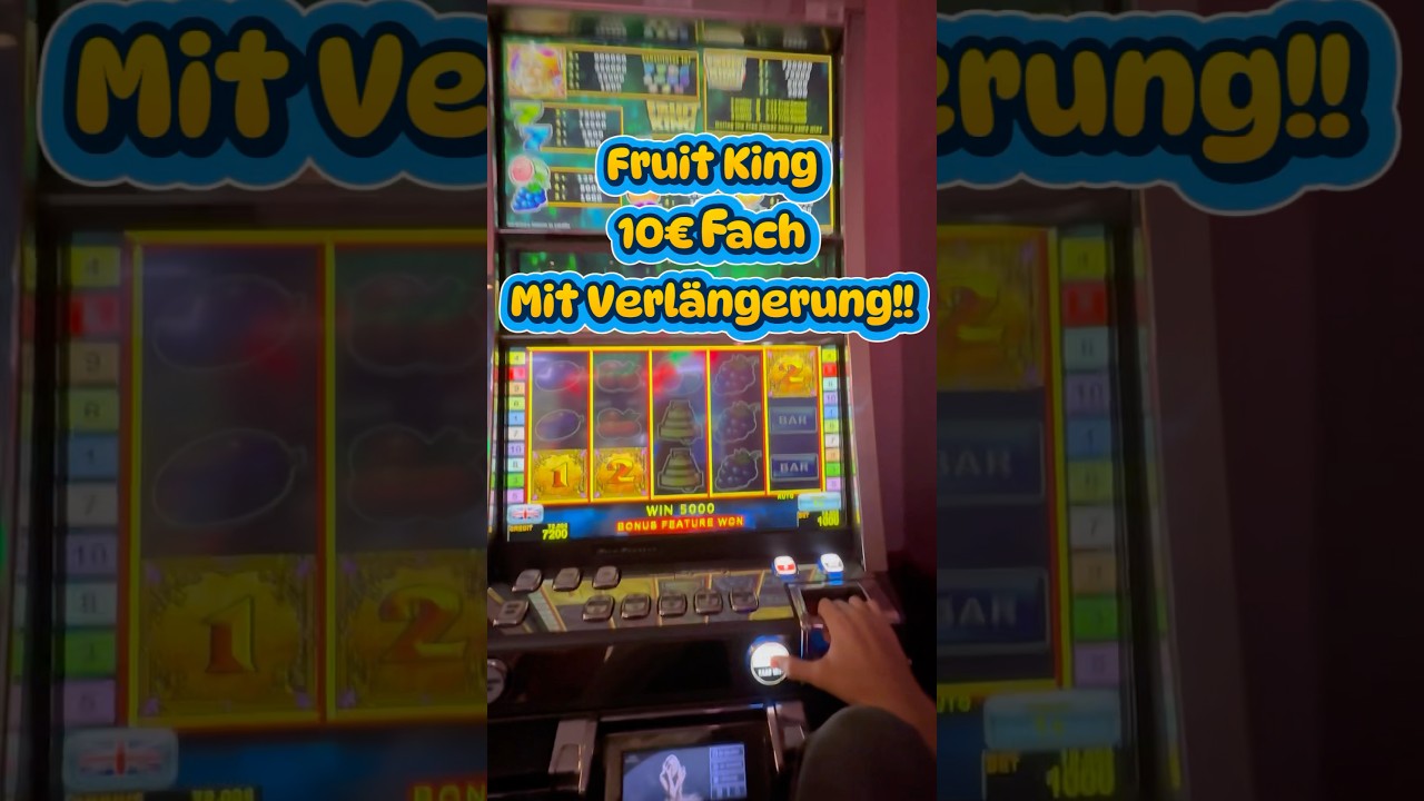 Fruit King 10&euro; Fach!! #shorts #spielo #spielothek #casino #novoline #spielbank #merkur