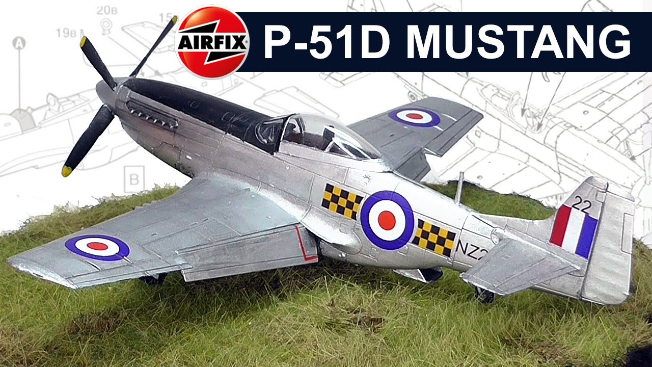 Airfix 1:72 Scale North American P-51D Mustang (RNZAF)