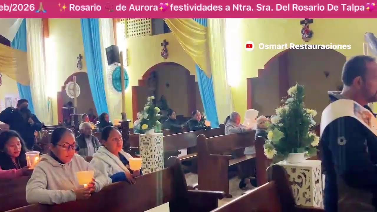 ✨Rosario 📿de Aurora💖festividades a Ntra. Sra. Del Rosario De Talpa💖