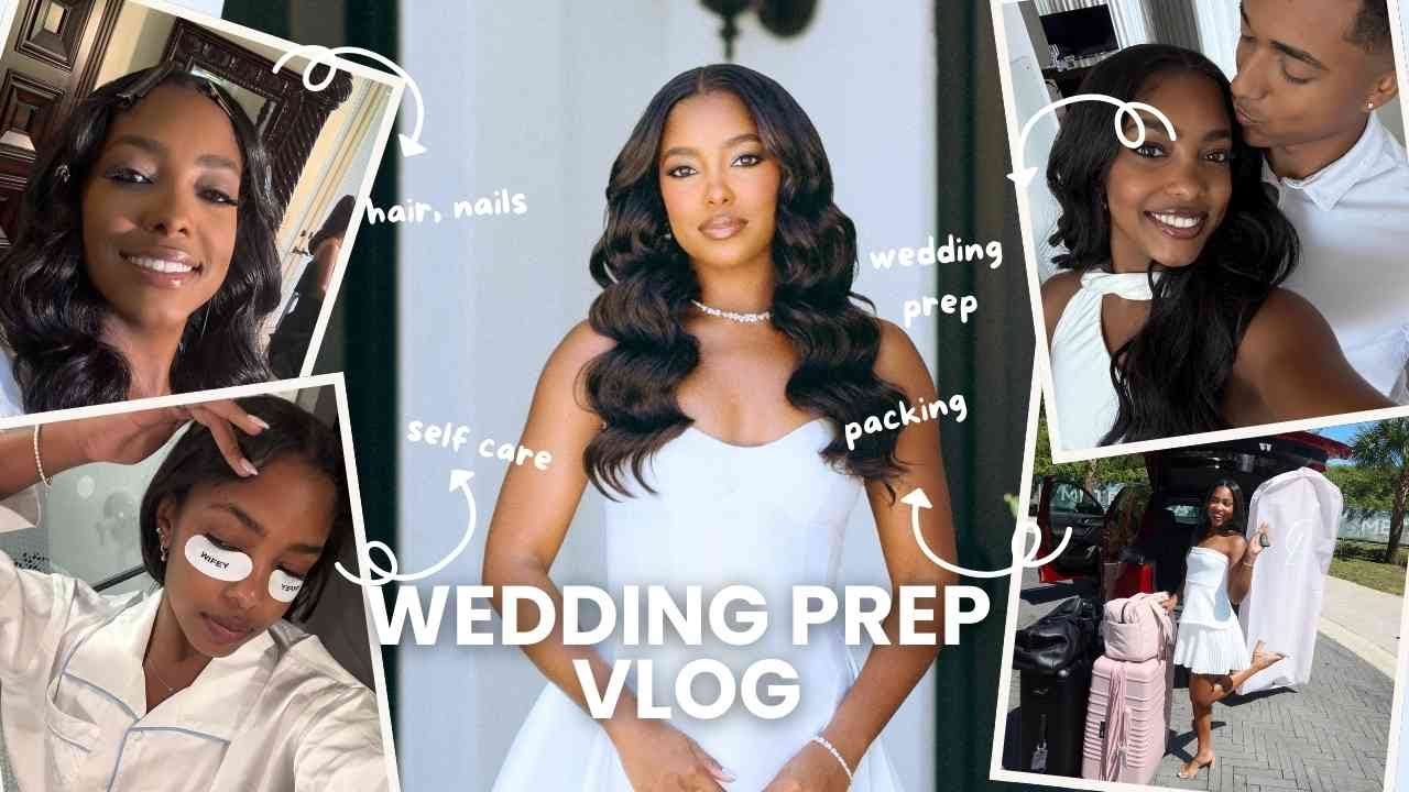 Wedding Day Chaos: Last-Minute Hair, Nails & Packing!