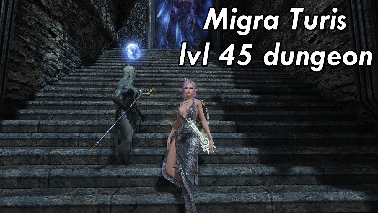 Bless online Mirga Turis lvl 45 dungeon Paladin gameplay