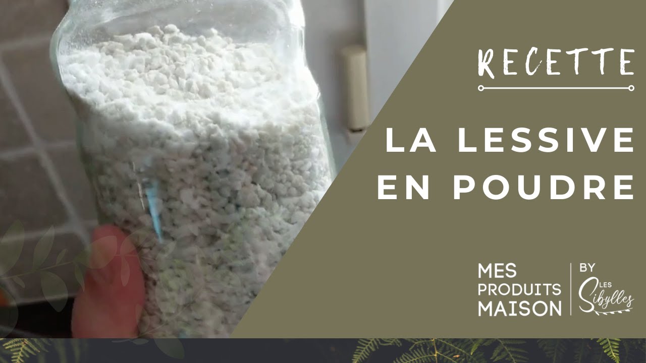 Recette de la lessive en poudre au savon de Marseille