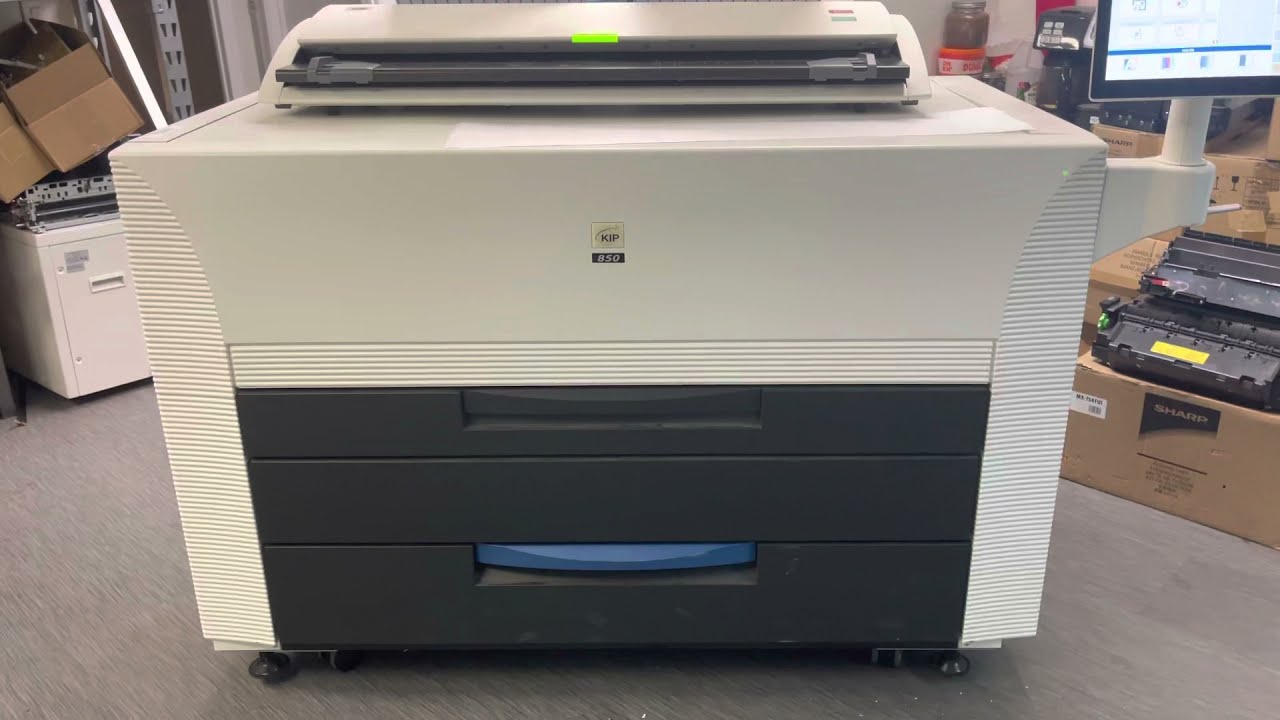 KIP 850 Color Wide Format Printer - Color Test Print