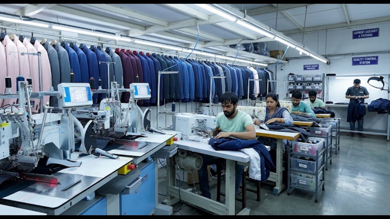 Inside the Production Line: High-Volume Blazer Manufacturing