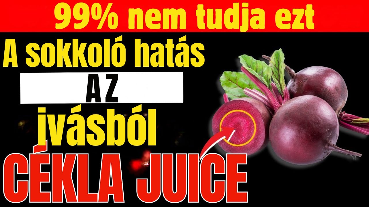Meglepő dolgok, amit a céklalé tesz a testeddel!