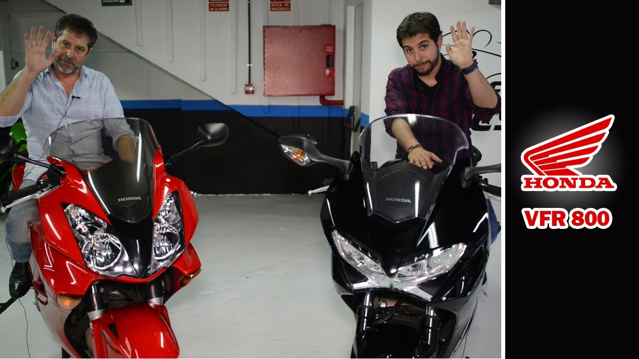 Honda VFR 800 de 2017 Review en español | Comparativa con el modelo anterior
