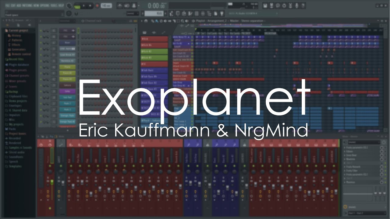 Exoplanet - Eric Kauffmann & NrgMind | FL Studio 20 Demo Project