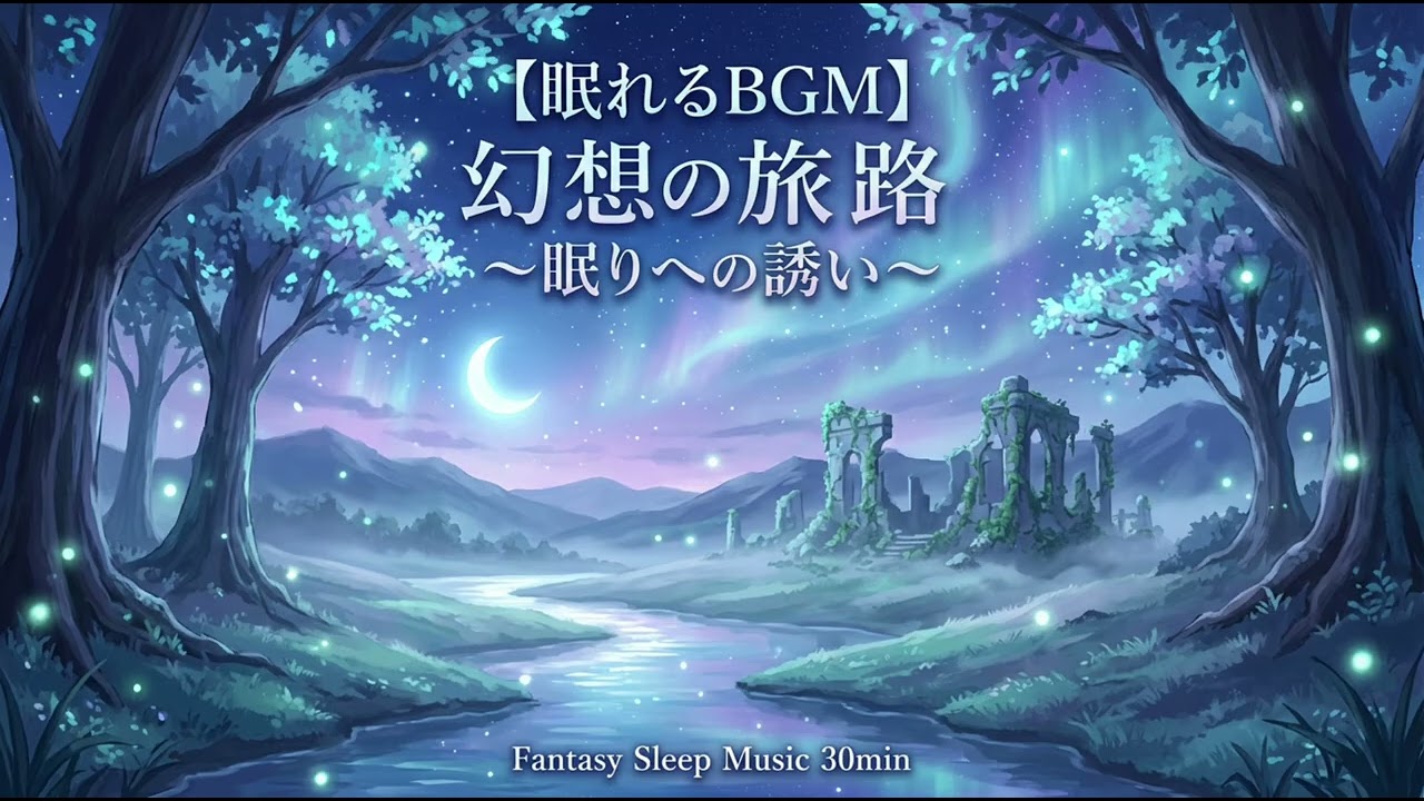 【作業・睡眠BGM】異世界転生 癒し音楽 30分｜ファンタジー環境音楽 眠れる