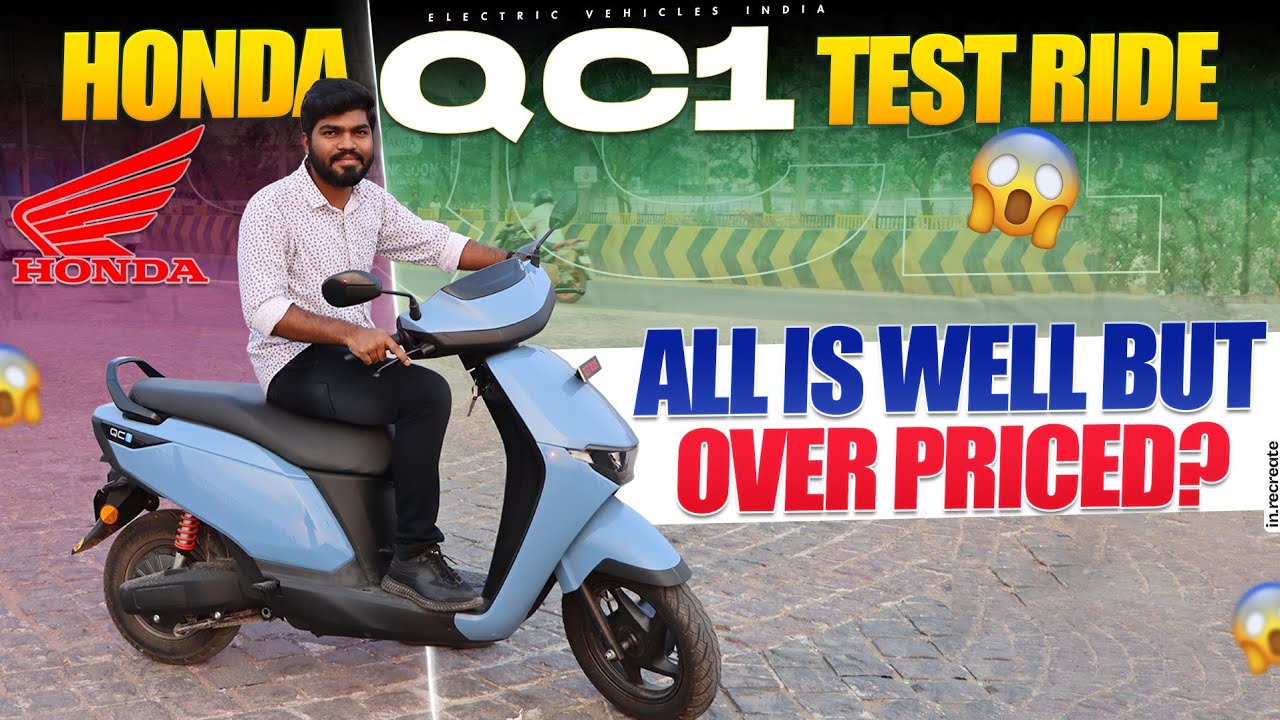 HONDA'S 1st Electric Scooter - QC1 Ride Review | Is It Worth The Price? | Electric Vehicles India