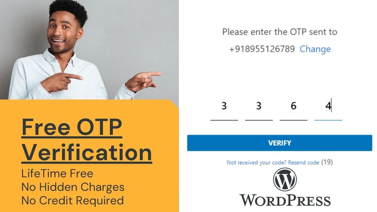 Free Phone OTP verification Gateway (Lifetime free) | WordPress | HiBloggingTips