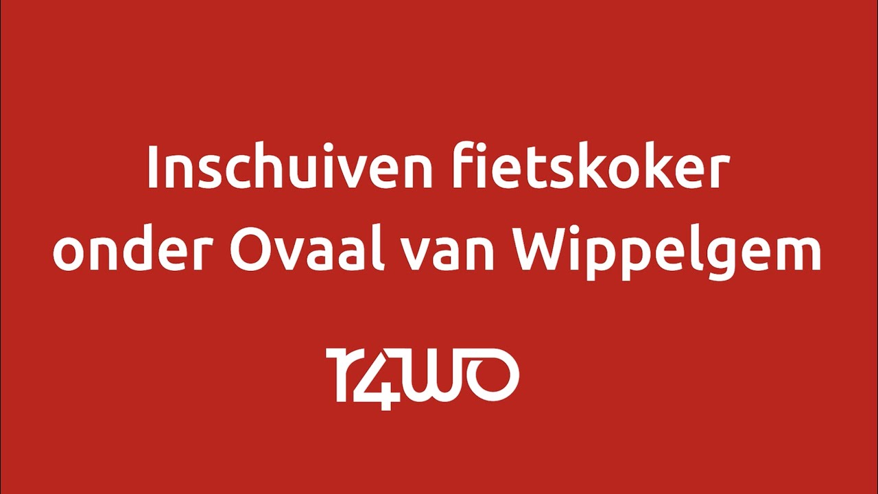 Bekijk hier hoe een fietskoker wordt ingeschoven