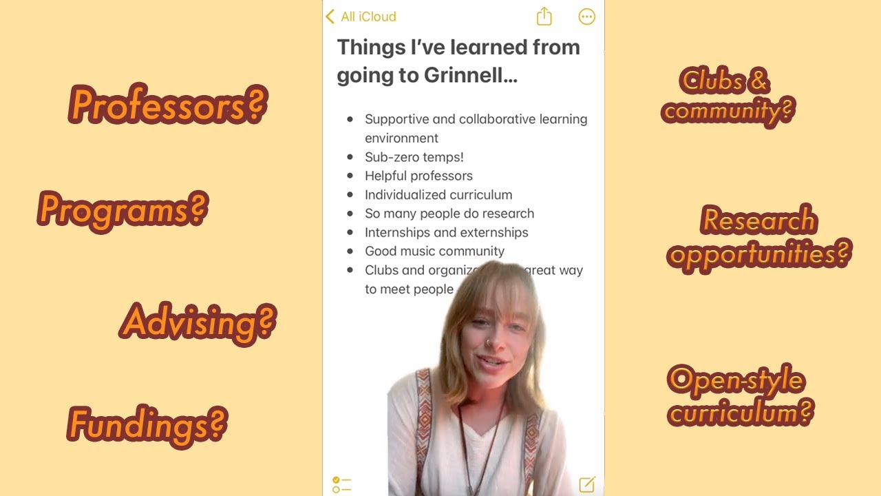 Things I've learned going to Grinnell | #college #list