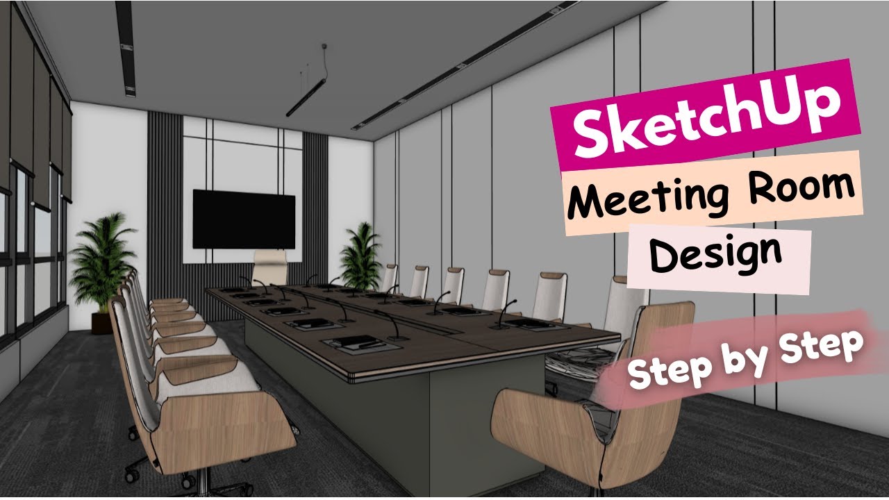 SketchUp Office Design — потрясающий конференц-зал, который вам понравится!