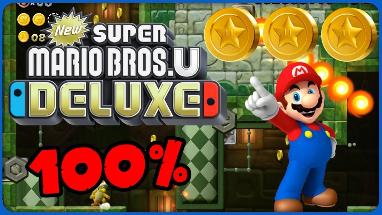 7-T Slide Lift Tower ❤️ New Super Mario Bros. U Deluxe ❤️ 100% All Star Coins