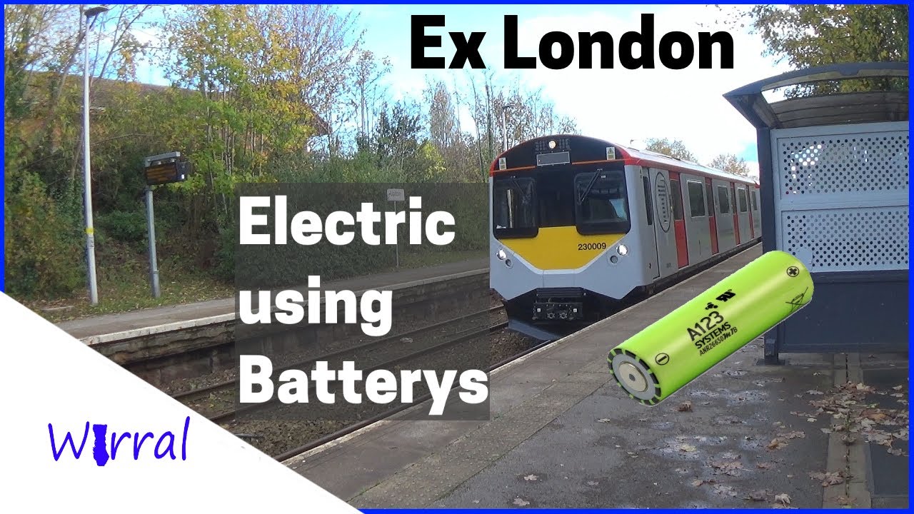 New Train at Least Used Station (Ex D Stock) Upton. (Test Run)